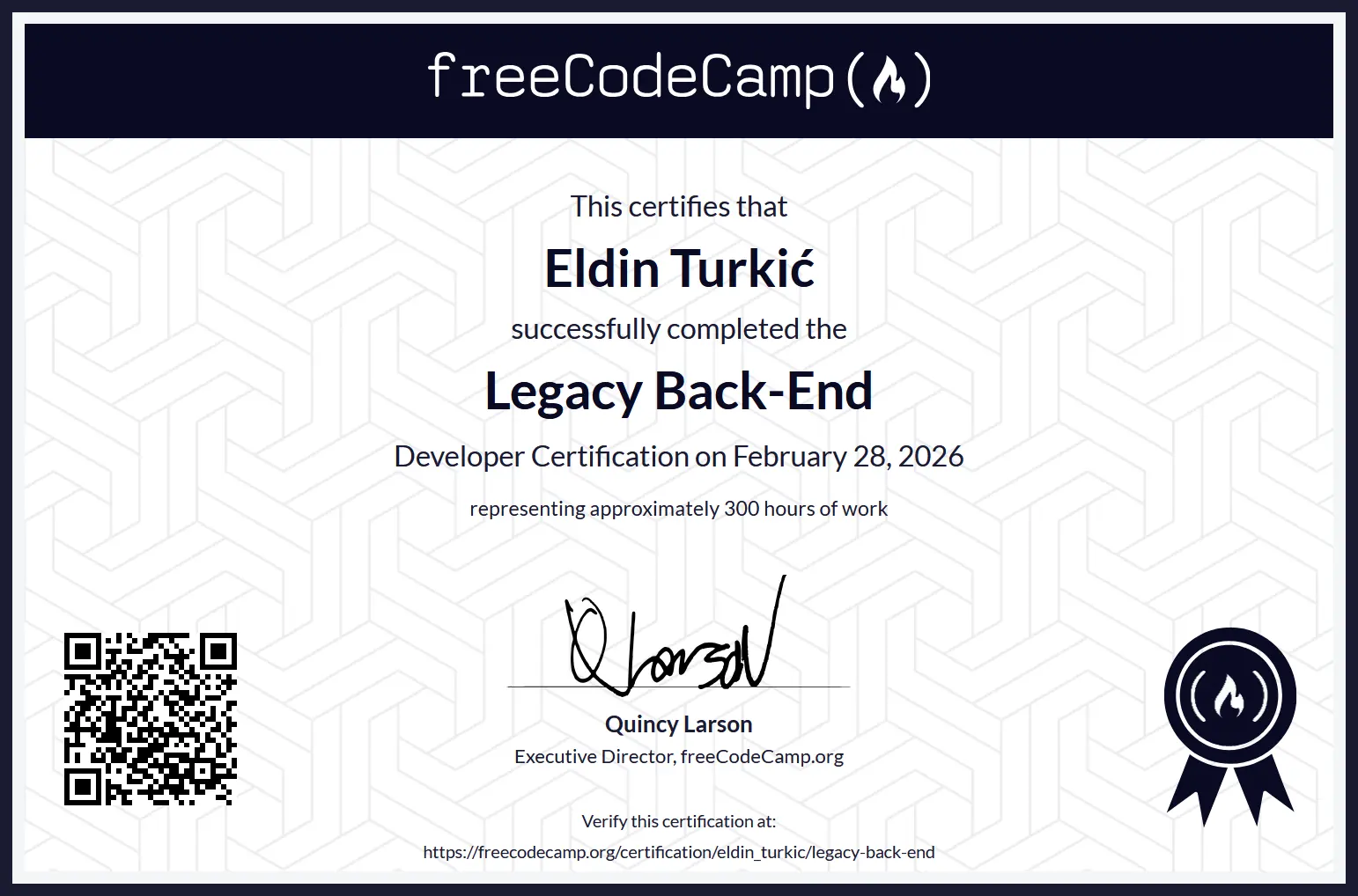 Legacy Back-End - Eldin Turkić