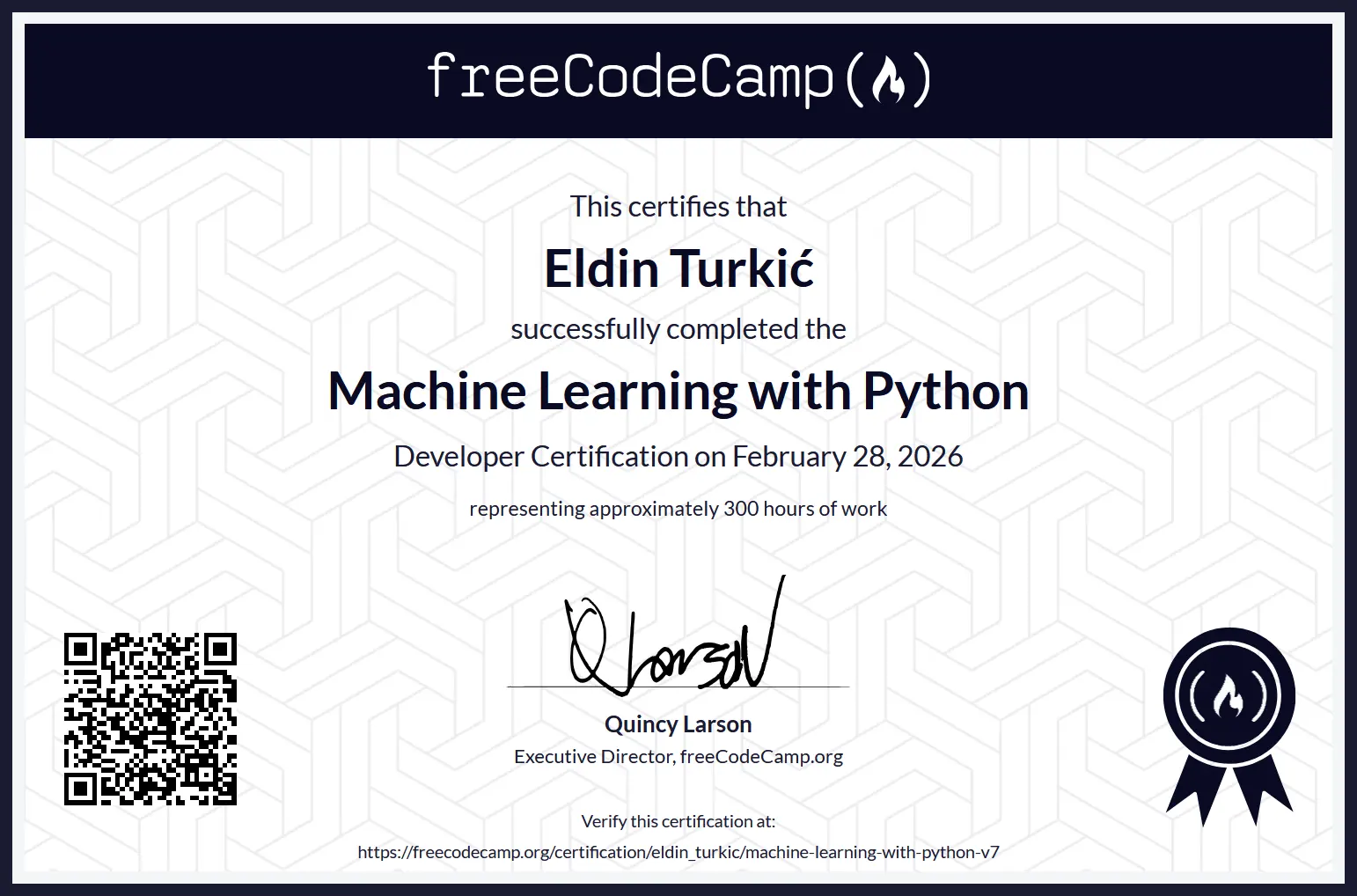 Machine Learning with Python - Eldin Turkić